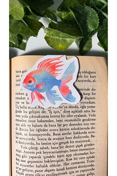 Handeto Kraft علامة مرجعية مغناطيسية على شكل سمكة ملونة