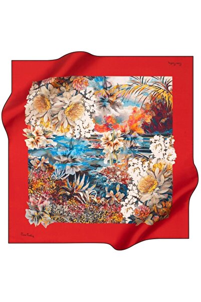 Pierre Cardin Μεταξωτό μαντήλι Tivil 41586 Κόκκινο Μικτό σχέδιο 8279438 - 914