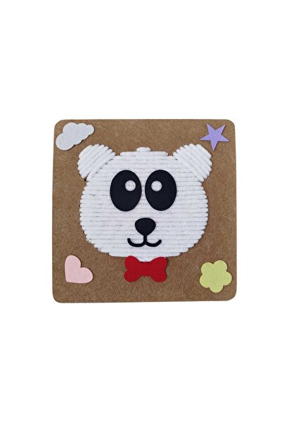 KESKİN NAKIŞ Çocuklar İçin Eğitici Dikiş Seti Kutup Ayısı