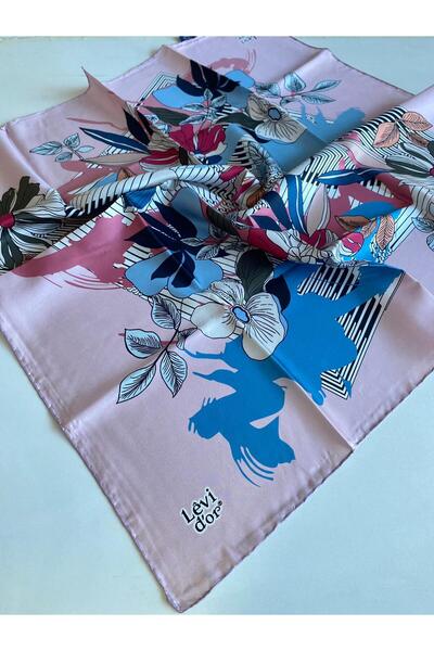 Levidor Шовковий шарф Tivil 40085 Рожевий змішаний візерунок