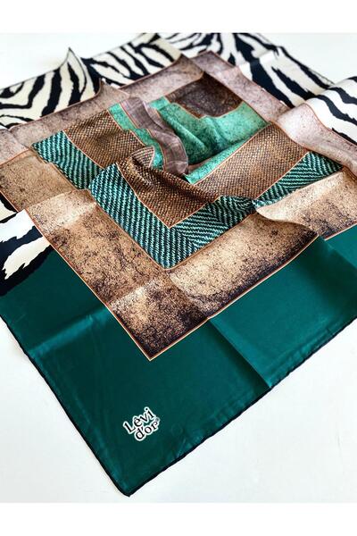 Levidor Μεταξωτό μαντήλι Tivil 46967 Πράσινο Μικτό Σχέδιο