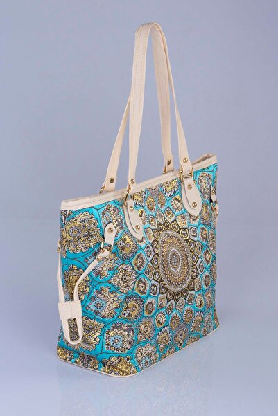 MODA Ethnic Ottoman Patterned Woven Women's Shoulder Bag