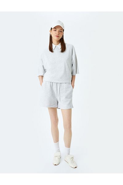 Koton New Season Pocket Detailed Laced Waist Comfortable Shorts