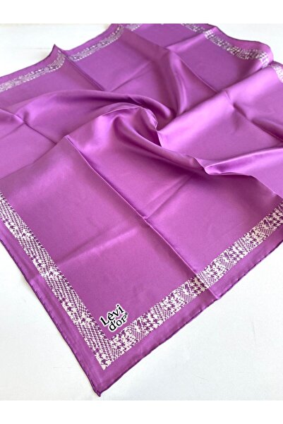 Levidor Eșarfă de mătase Tivil 46903 Roz cu model mixt