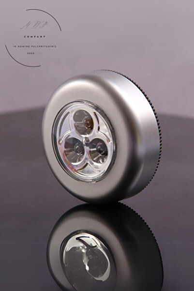 CÖDEL Yapışkanlı Dolap İçi Aydınlatma Lambası Tuşlu Led Lamba Beyaz Led Auto ...