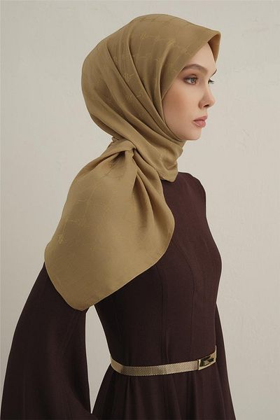 Armine Lyocell Scarf 4 95 X 95 Mustard - 70
