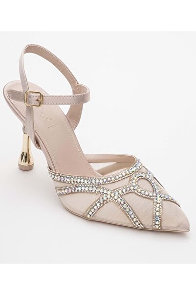 KOCAMANLAR Feles Δαντελένια Πέτρα Γυναικεία Βραδινά Παπούτσια Φόρεμα TEN