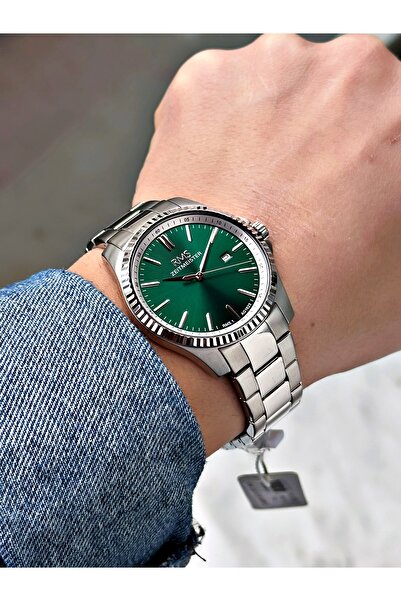 Romanson Takvimli Çelik Kordon Çelik Kasa Erkek Kol Saati 1623.04SZ