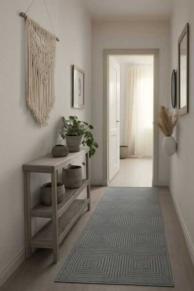 KARAR HALI SPOR DESENLİ AKRİLİK SATEN BAMBU HALI