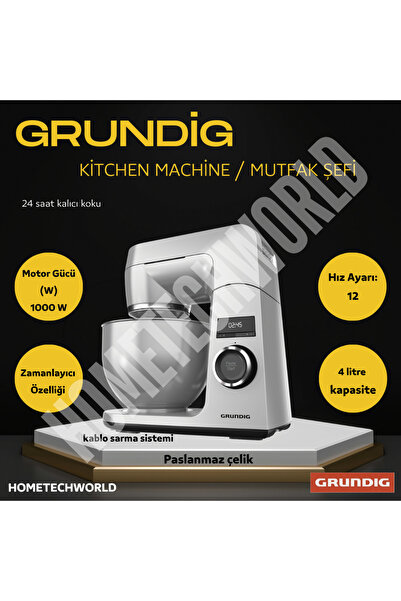 Grundig KMP S 1000 W 4L Mutfak Şefi Inox