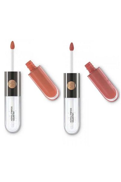 KWK Unlimited Double Touch Liquid Lipstick - 103 Natural Rose & Lipstick 129 Unl