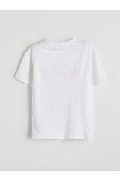 LC Waikiki Crew Neck Simpson Printed Boys' T-Shirt