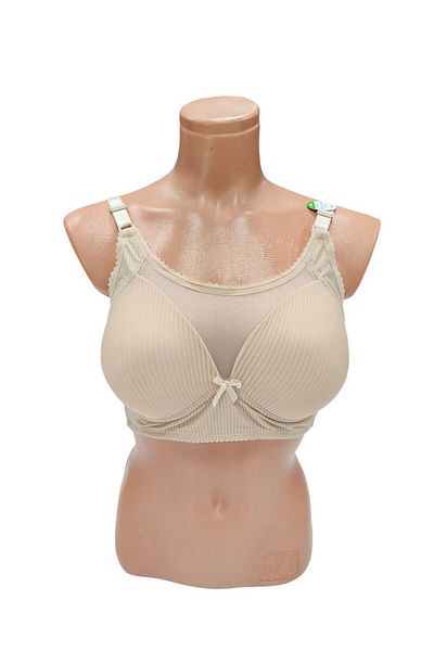 wear treasure C Cup Wireless Sponge Side Support Wire Support Bra