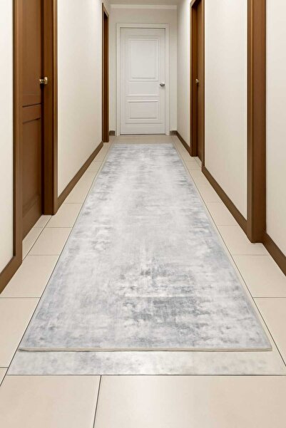 KARAR HALI 100 X 200 ÖLÇÜSÜNDE AKRİLİK GRİ SPOR DESENLİ YOLLUK