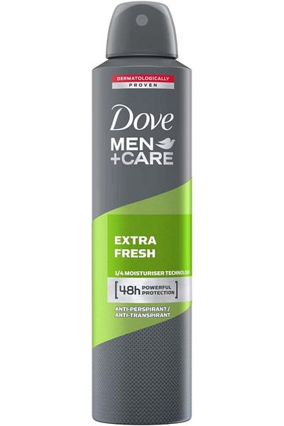 Dove Unilever Dove Men+Care Extra Fresh Anti-Perspirant Deodorant Aerosol Spray (250ml)