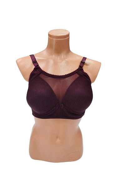 wear treasure C Cup Wireless Sponge Side Support Wire Support Bra