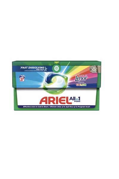 Ariel Detergent capsules ARIEL All in One PODS Touch of Lenor Color, 37 washes