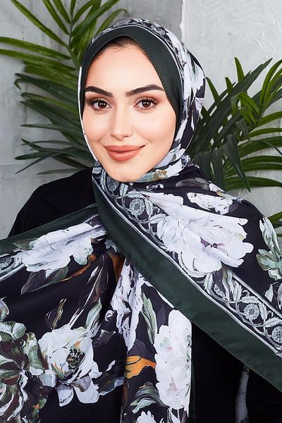 Golden Rose شال ديزي ناعم بنقشة الزهور