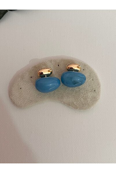 YENGEÇ Altın Kaplama Gold Detay Akrilik Küpe