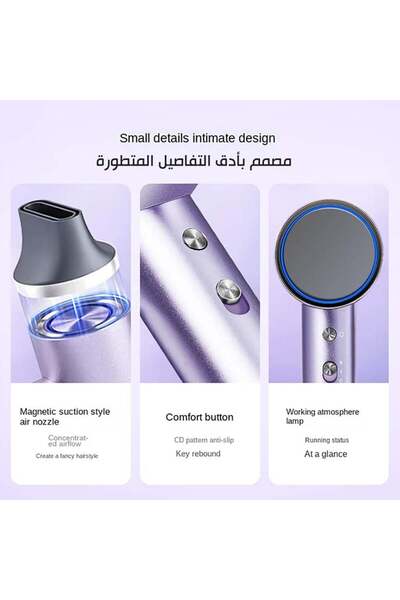 rebune Re-0005 1600w Bldc Motor Ionic Hair Dryer – Fast-dry Negative Ion Technology