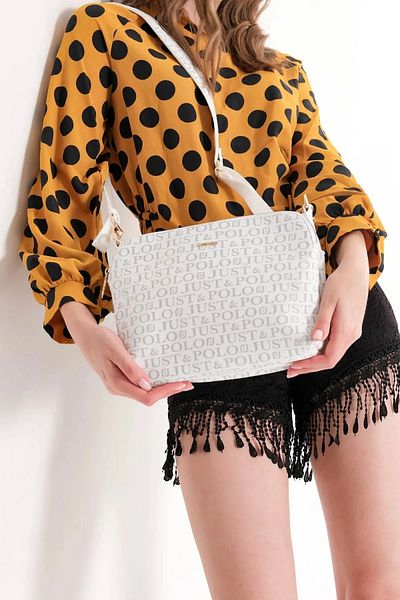 Just Polo Women's Printed Large Size Shoulder Bag 342044Pc