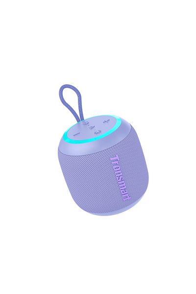 Tronsmart مكبر صوت محمول ترونسمارت T7 ميني 15 وات، بلوتوث 5.3، مقاوم للماء IPX7، بطارية تدوم حتى 18 ساعة - بنفسجي