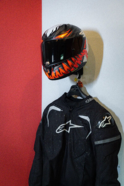 Genel Markalar 🏍️ Motosiklet Kask Askısı V2 🚀 Scooter & Bisiklet Kask Duvar Tutucu 🛠️ Güçlü Dayanıklı