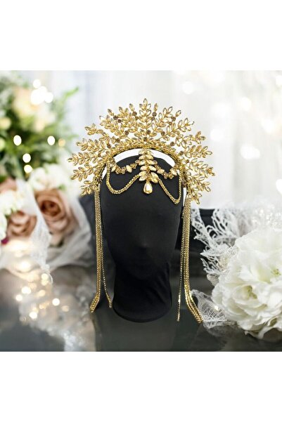 Sabek Bujiteri alınlıklı büyük Gelin,Kına,Nişan,Söz,After,Bride,Party Taç