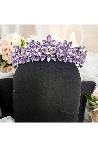 Sabek Bujiteri Crystal Stone Elegant Bride, Henna, Engagement, Promise, After, Bride, Party Crown