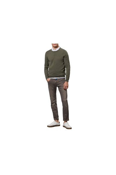 Pierre Cardin Strickpullover für Herren in olive