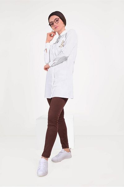Alvina ΤΟΥΝΙΚ ΜΕ ΚΕΝΤΗΜΕΝΕΣ ΤΣΕΠΕΣ 40563