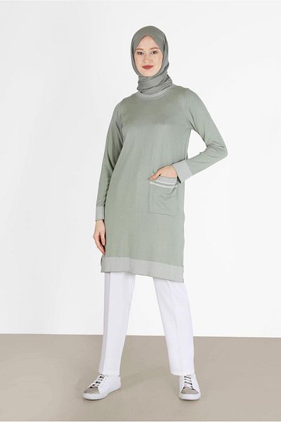 Alvina POCKET DETAILED KNIT TUNIC 42104