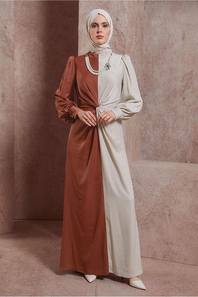 Alvina TWO COLOR ACCESSORIES EVENING DRESS 50401