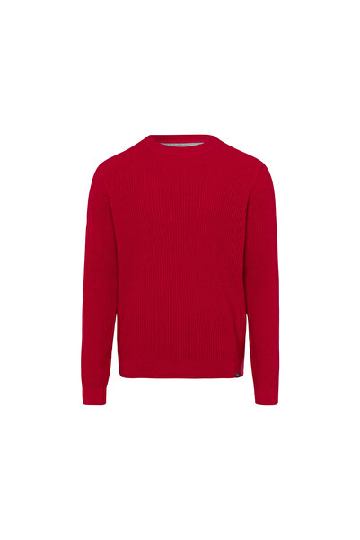 Brax V Pullover ’für Herren in rot’