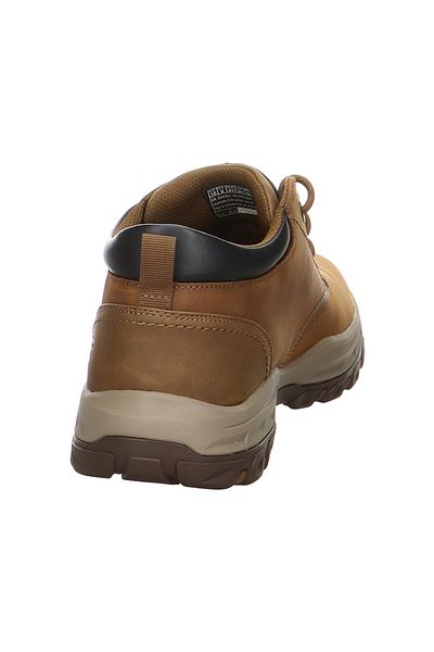 SKECHERS Freizeit Schnürer für Herren v hnědé barvě