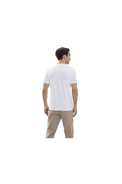 MEY Pyjama Kurz Für Herren In Weiß