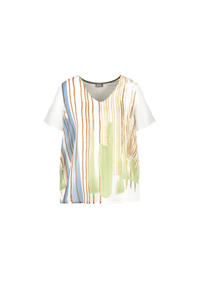 Samoon Rundhals T-Shirt für Damen