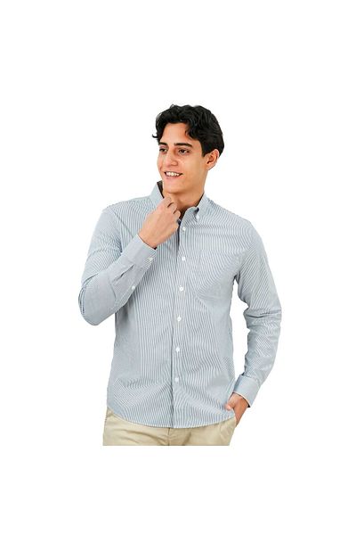 Giordano Men's Bamboo Blend Twill Shirt | Slim Fit, Cool Comfort