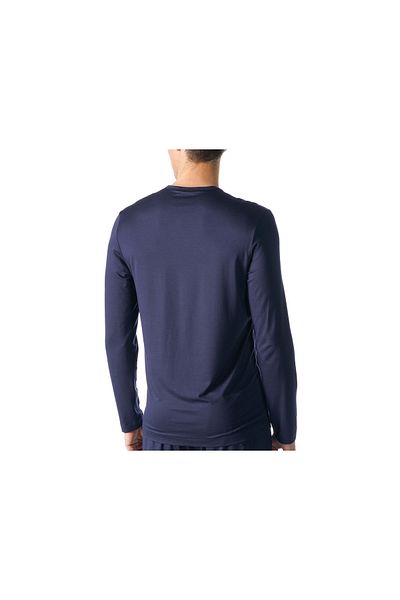 MEY Pyjama Lang ’für Herren In Blau’