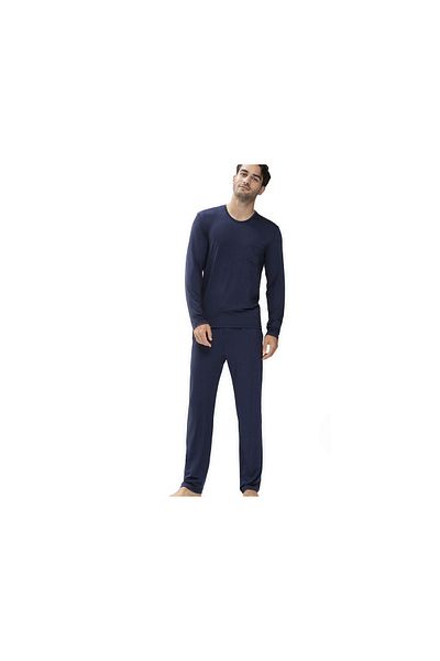 MEY Pyjama Kurz ’für Herren In Blau’