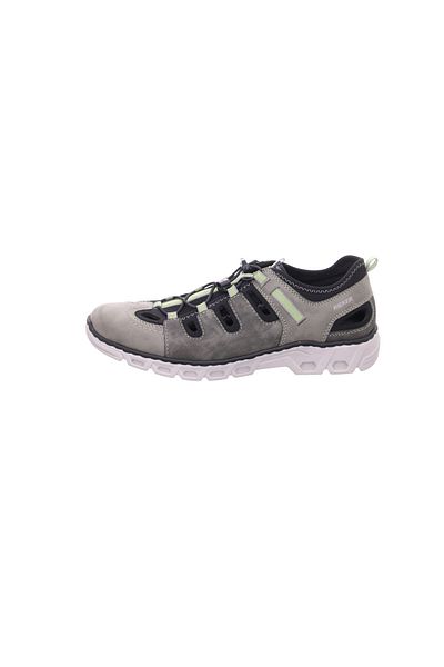Rieker Grauer Schnürschuh – bequemes und stilvolles Design