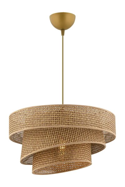 Genel Markalar Kahve Hazeran Üç Katlı Merdiven Model Rattan Avize