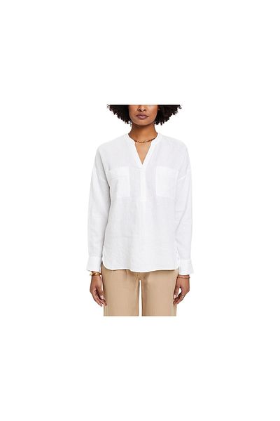 Esprit Langarmbluse für Damen in taupe
