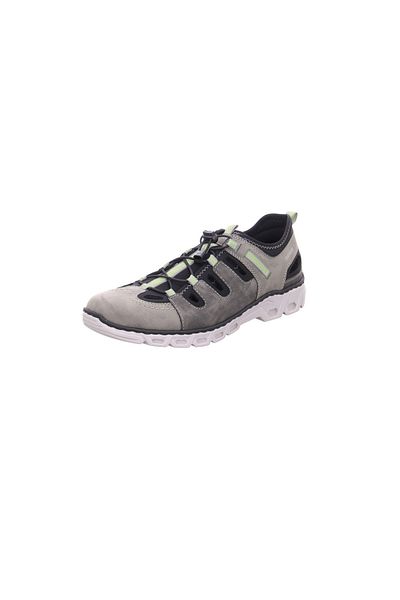 Rieker Grauer Schnürschuh – bequemes und stilvolles Design