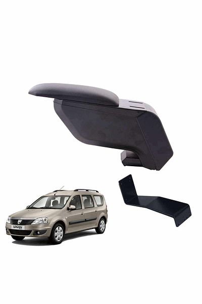 3 Tıkla Dacia Logan Mcv 2005 Black Armrest Armrest with No-Punching Steel Legs