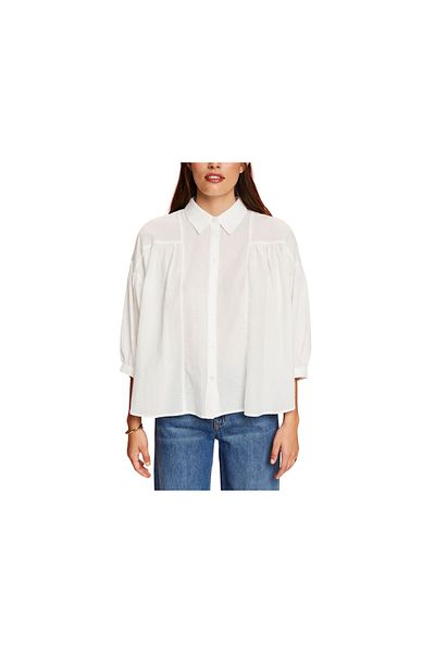 Esprit Langarmbluse für Damen in unifarben