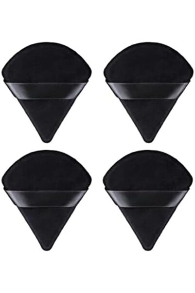 Other إسفنجة مكياج مثلثة ناعمة وقابلة للغسل مع حزام (عبوة من 4 قطع)