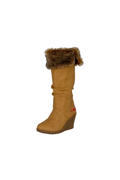 LOVENESS Stiefel Braun