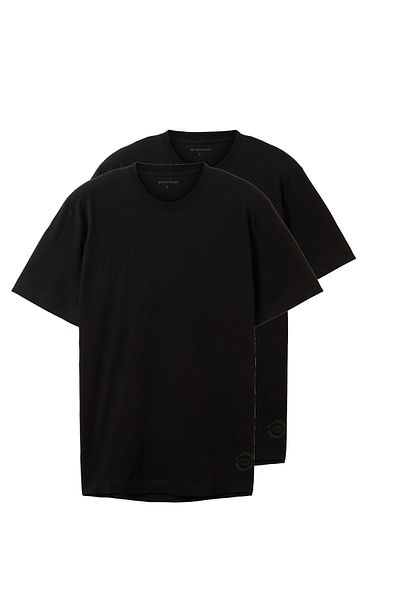 Tom Tailor T-shirt Kurzarmshirt Mit Rundhalsausschnitt, Einfarbig Im Doppelpack