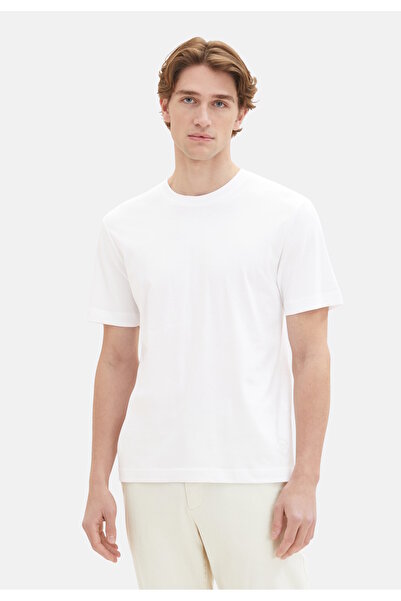 Tom Tailor T-Shirt Kurzarmshirt mit Rundhalsausschnitt, einfarbig im Doppelpack